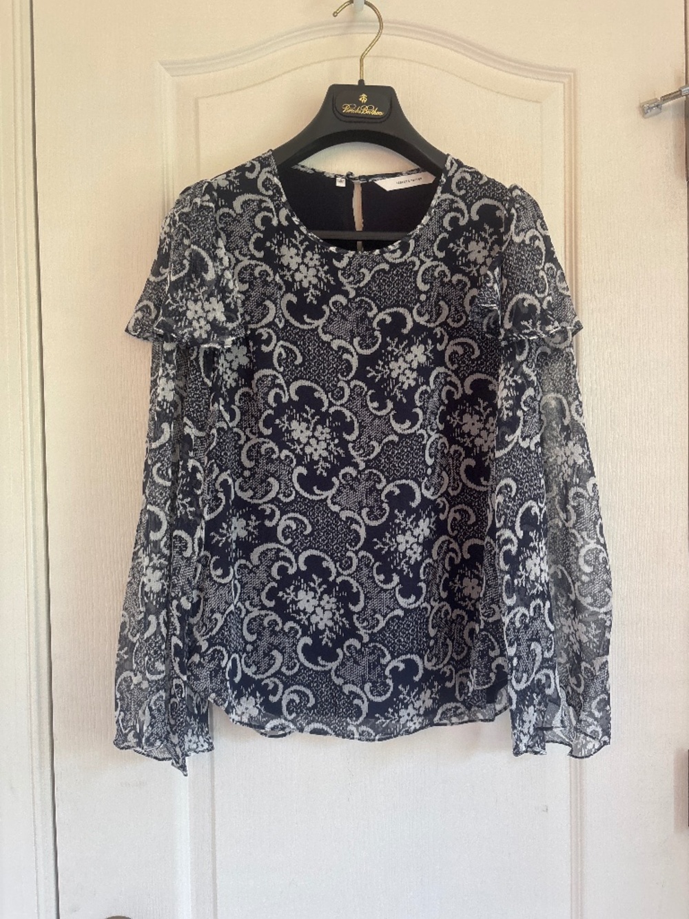 Rebecca Taylor 100% Silk Blouse